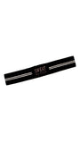 Sport Headband - Black/White Stripe